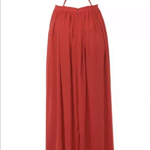 ❌SOLD❌HOUSE OF CB 'Darla' Red Chiffon Maxi Dress Small - Picture 7 of 9